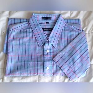 Christian Dior, Dior Monsieur Short Sleeve Button Up Vintage Dior